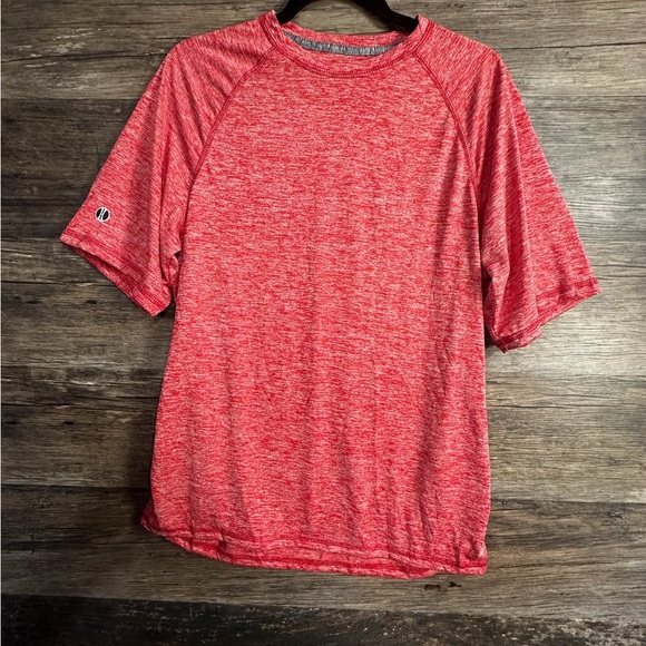 Holloway Red Short Sleeve Athletic Tee Mens Medium - Picture 1 of 4